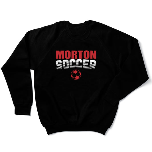 Morton Soccer RWR - Raglan Crewneck French Terry - Unisex